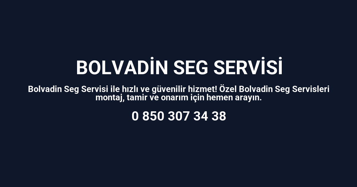 Bolvadin Seg Servisi
